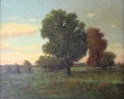 Charles S. Dorion summers day landscape oil on canvas